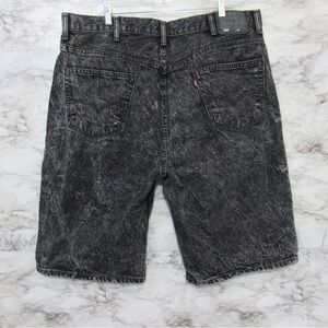Levi’s 569 Loose Straight Black Denim Shorts Men’s Size 40